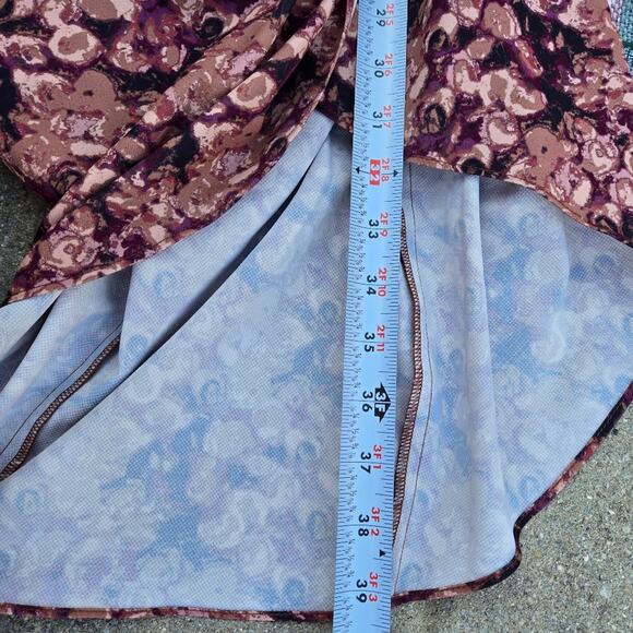 Chelsea28 women's XS sleevless faux wrap in mauve midi dress - Picture 11 of 11